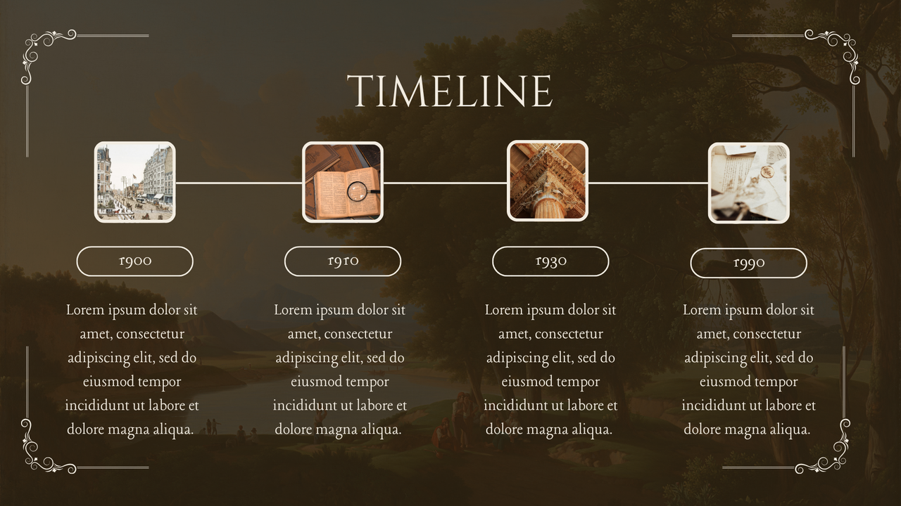 Beige and Brown Vintage Minimalist History Project Presentation