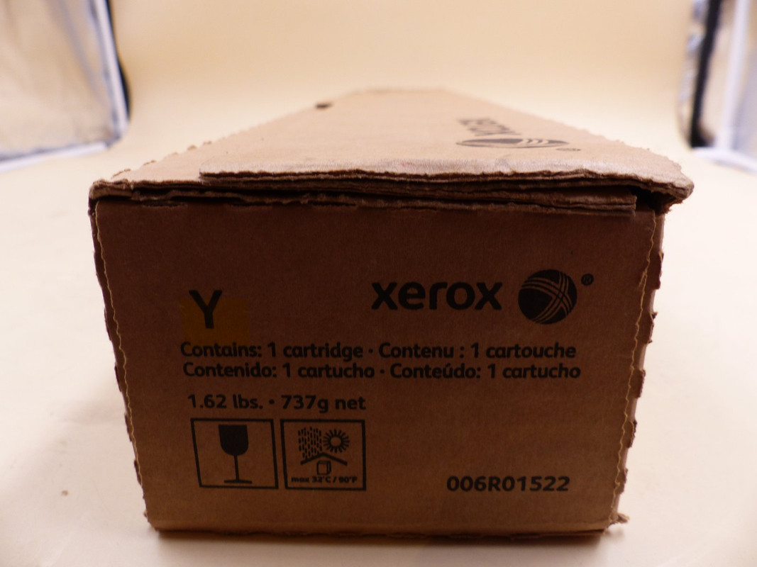 XEROX 006R01522 GENUINE YELLOW TONER CARTRIDGE COLOR 550,560,570,C60,C70