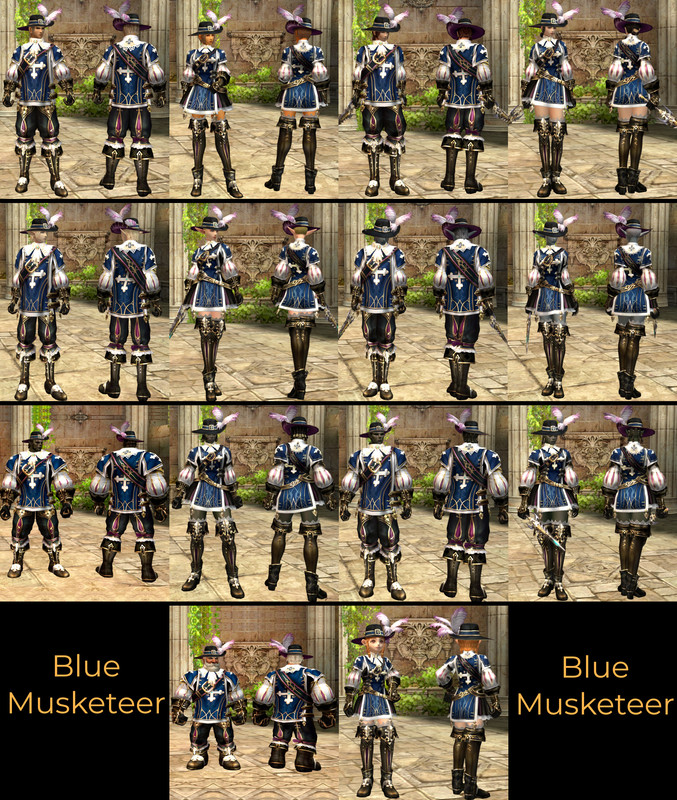 Blue Musketeer Suit