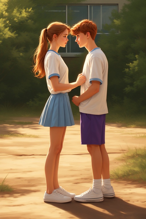 Two-Caucasian-teenagers-a-girl-47