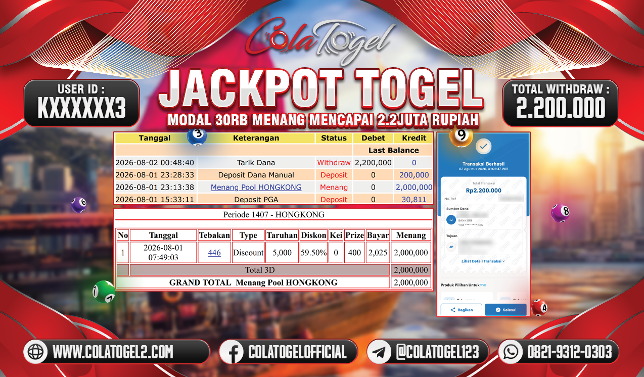 JACKPOT HONGKONG LOTTO!!