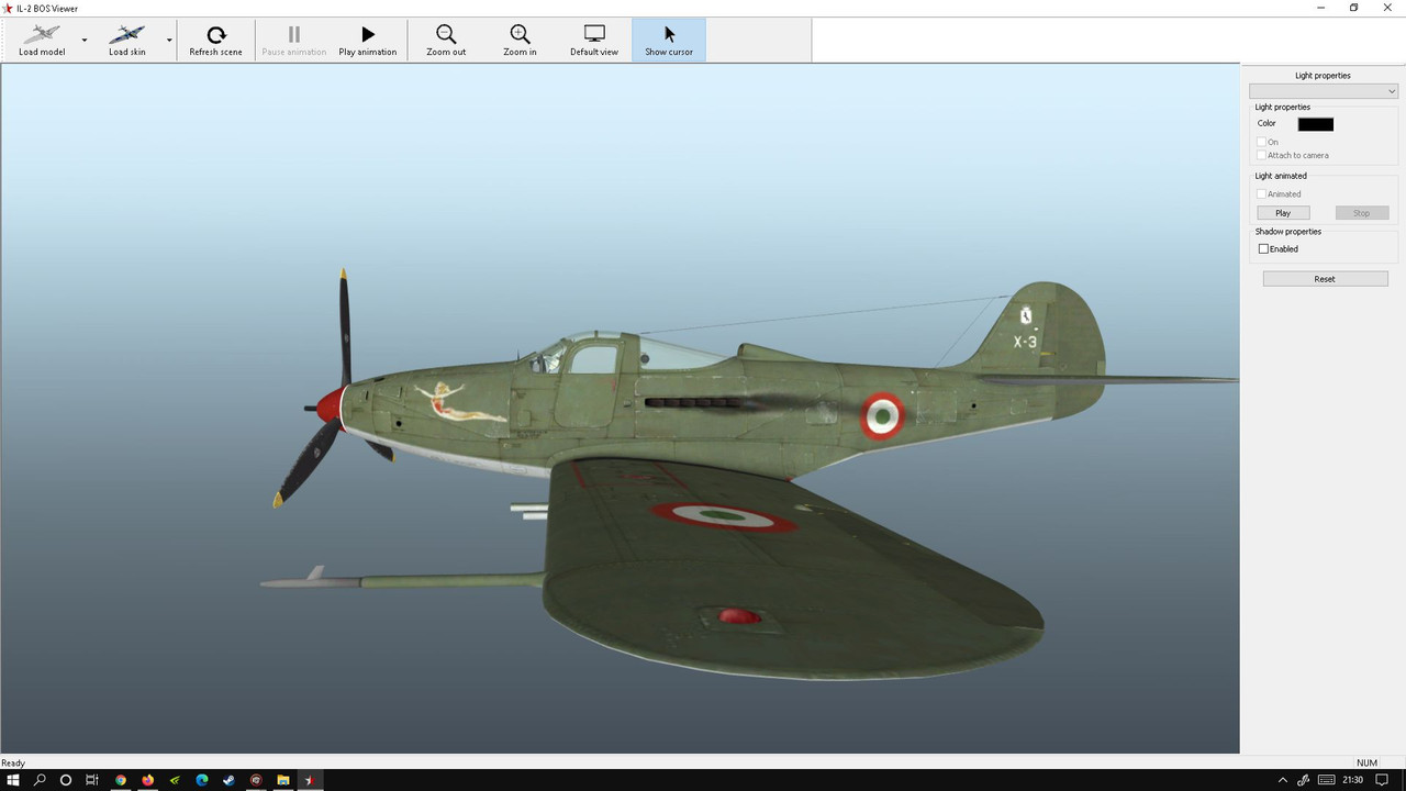 P-39Q-20-BE A.C.I X-3 Test