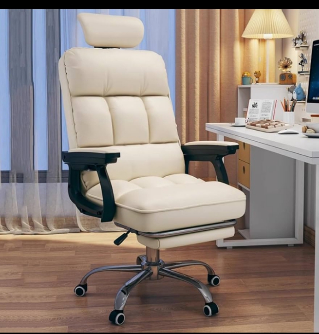 Ergonomic office chair with desk