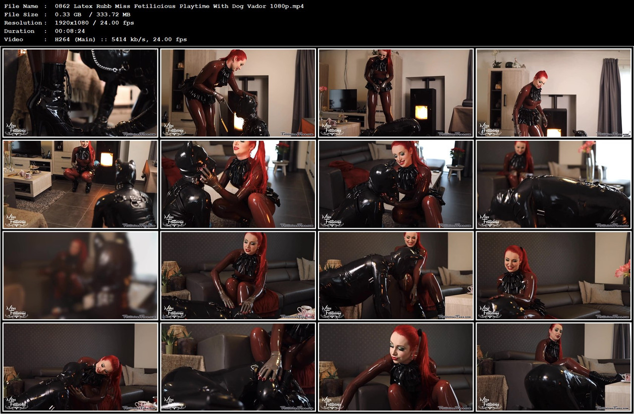 0862 Latex Rubb Miss Fetilicious Playtime With Dog Vador 1080p mp4