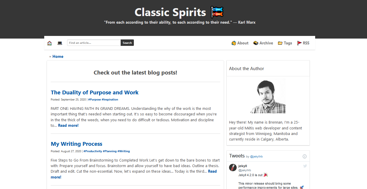 Classic-Spirits Screenshot