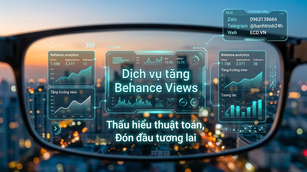 tăng behance views uy tín tăng comment