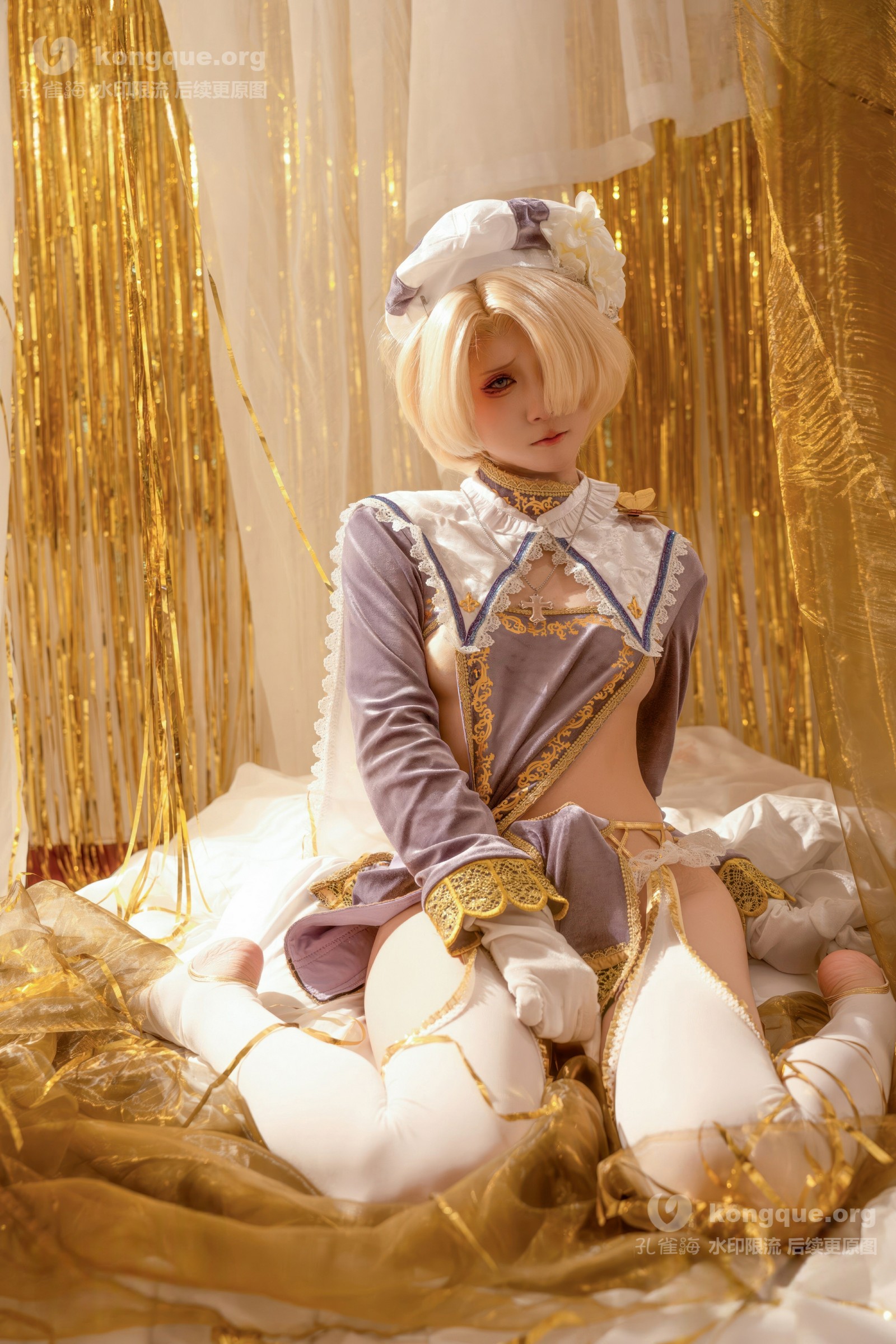 纸悦Etsu_ko《娼年贞德》Cosplay 写真合集｜暗黑主题高清套图[64P-640.9M]插图1