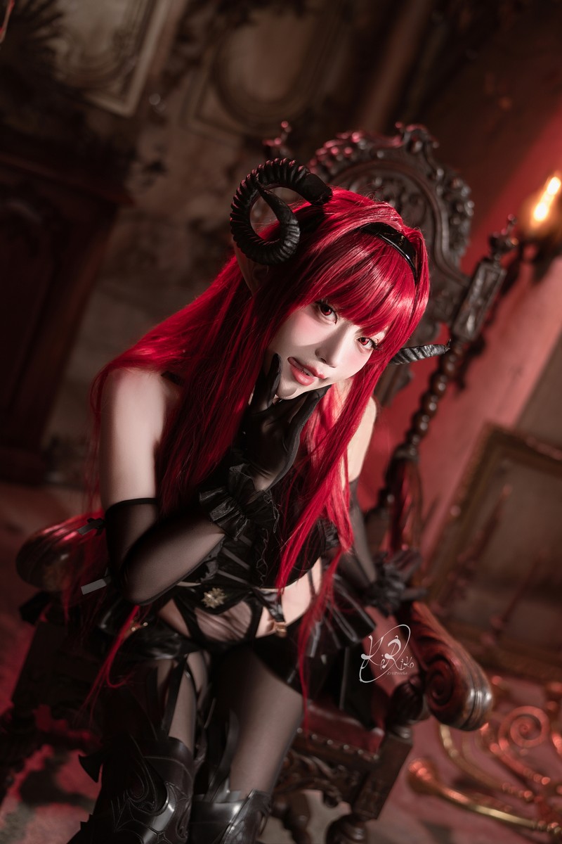 切切Celia 兴登堡 Hindenburg Cosplay Azur Lane 写真 38P插图5
