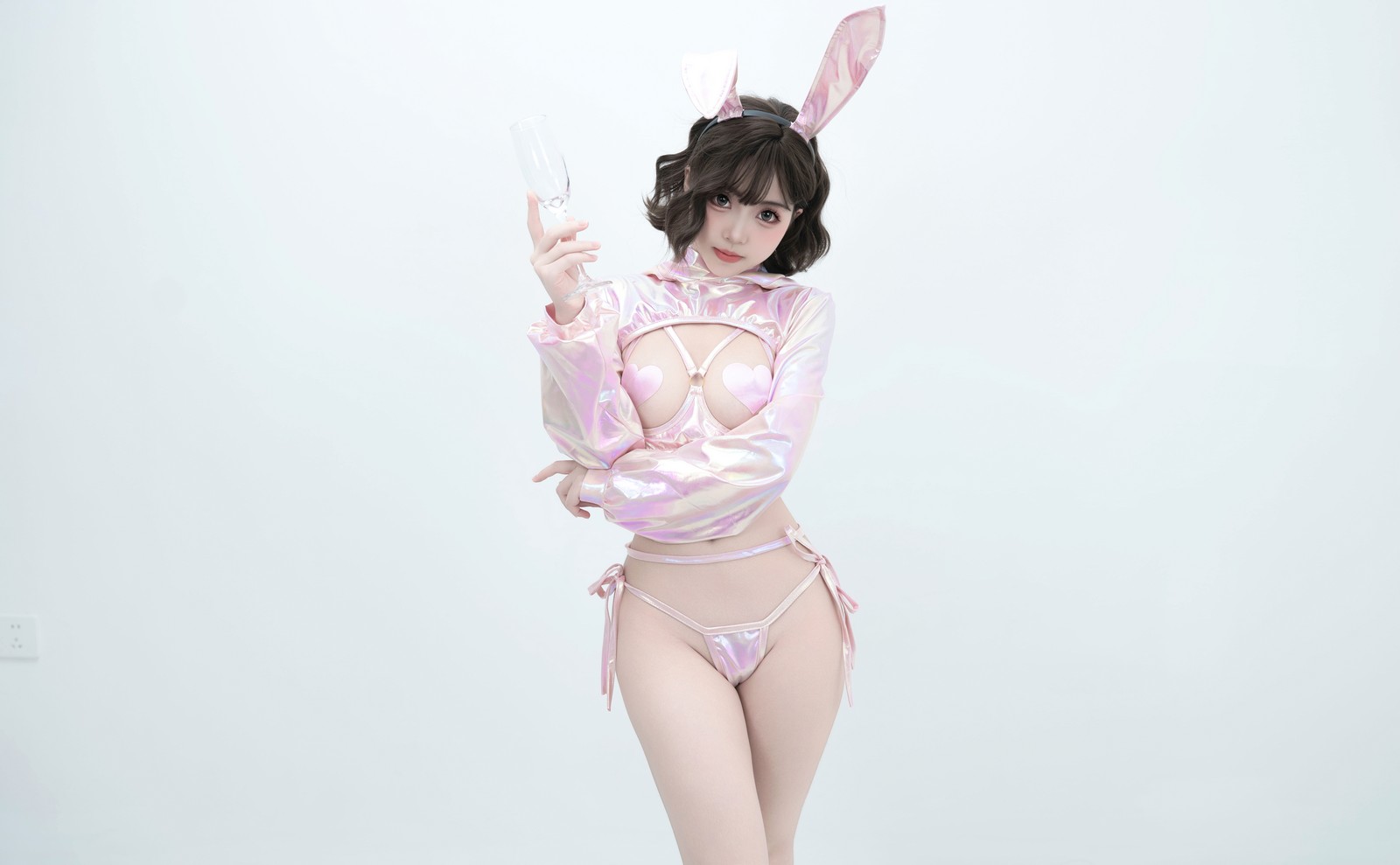 Bangni邦尼 – 粉色兔兔 Cosplay 高清写真集（102P-10V-809.1MB）插图2