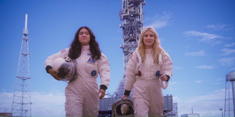 Space Cadet 2024 WebRip [Hindi + English] 480p, 720p ESub Screenshot