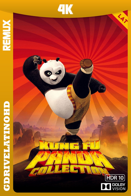 Kung Fu Panda – Colección (2008-2024) BDRemux 4K DV HDR10 Latino-Inglés