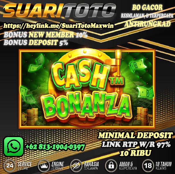 Situs Judi Slot Online Terbaik & Terbesar Cash-Bonanza