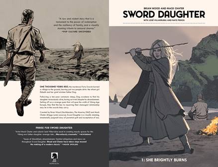 Sword Daughter v01 - She Brightly Burns (2018)