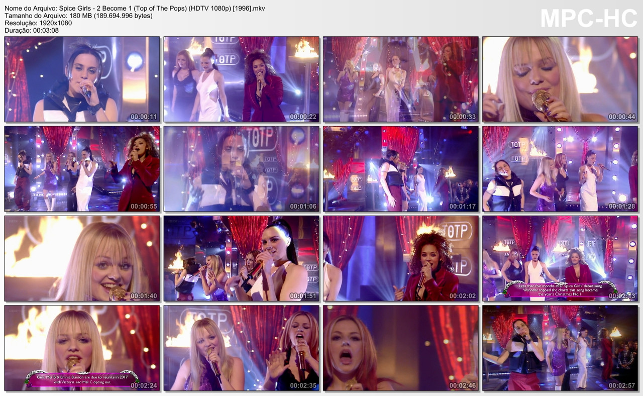 Spice Girls - 2 Become 1 (Top of The Pops - Christmas Hits) (BBC HD 1080p) [1996]