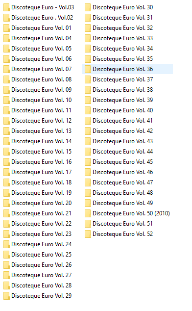  21/03/2023 - COLEÇÃO DISCOTEQUE EURO VOL 01 AO 52 !!! DISCOTEQUE-EURO