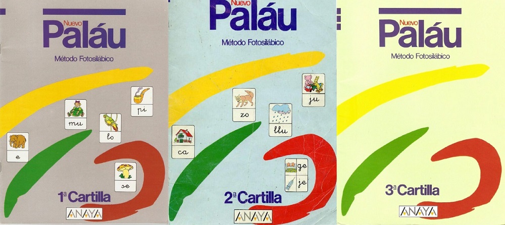 Método fotosilábico PALÁU. Cartilla 1, 2, 3 - Antonio Paláu Fernández y Dolores Osoro Pantiga (PDF) [VS]