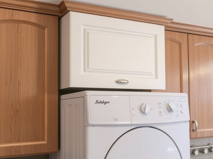 9 Top Conceal Dryer Vent Above Kitchen Along Top Of Cabinets