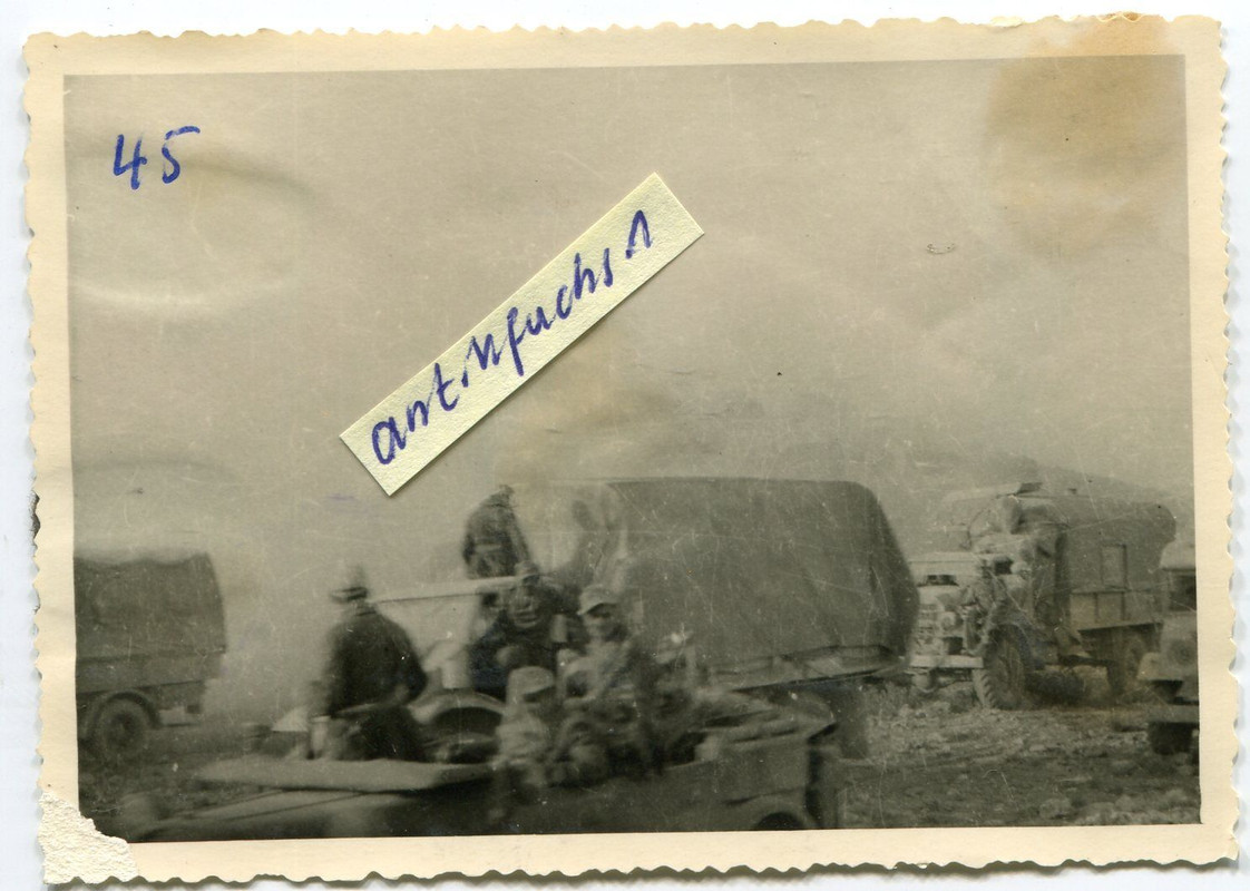 Kübel und Fahrzeug-Kolonne,Rommel,Afrikakorps in