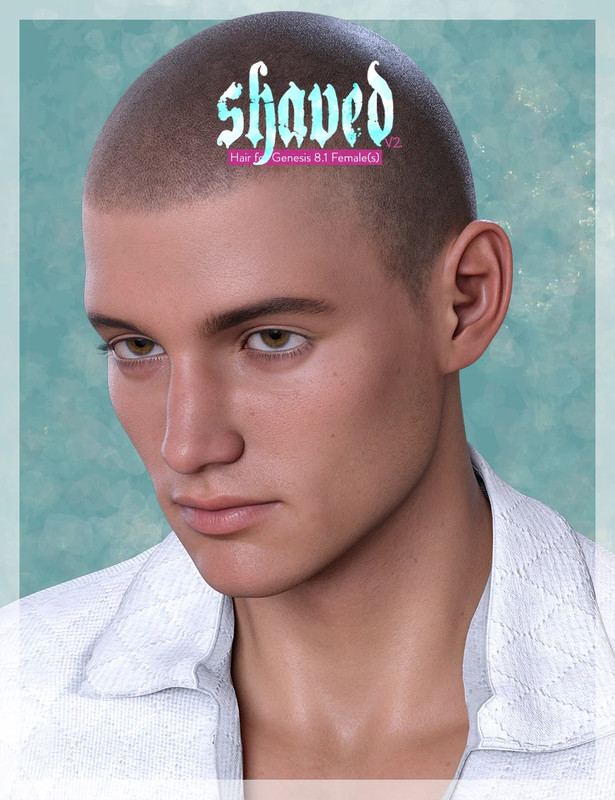 Shaved Hair V2 for Genesis 8.1 Males Shaved Hair V2 for Genesis 8.1 Males