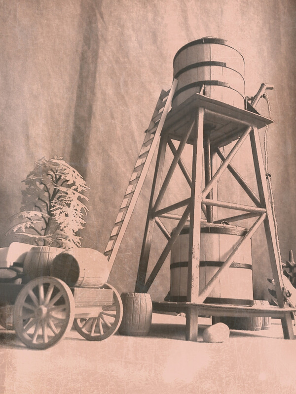 Double Water Tower 03