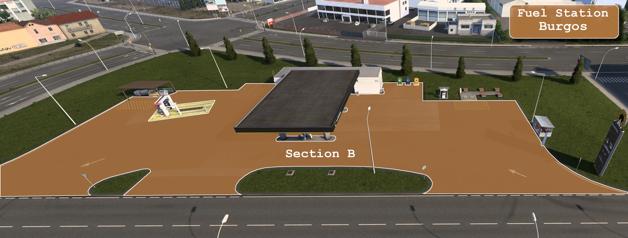 Fuel Station (Collision Zone)