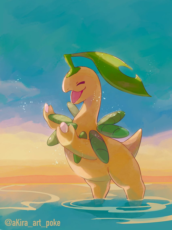 bayleef-pokemon-drawn-by-akira-akira-art