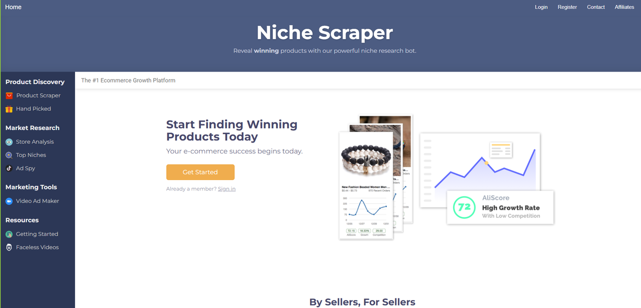 Niche-Scraper-homepage 