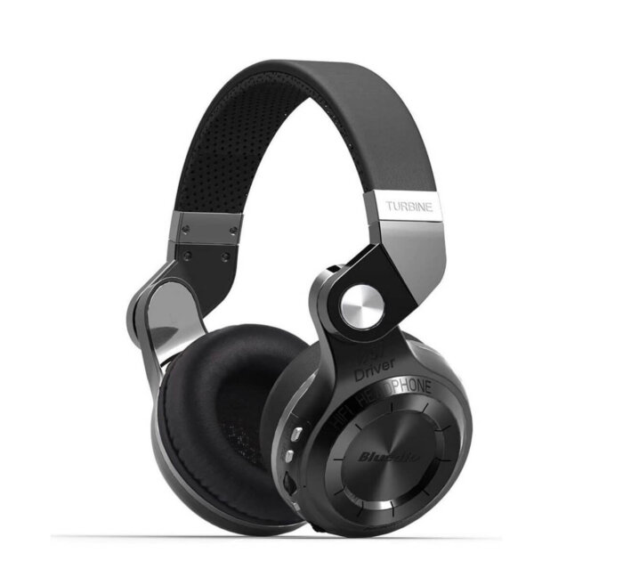 Audífono Bluedio T2+ mostrando su diseño ergonómico.