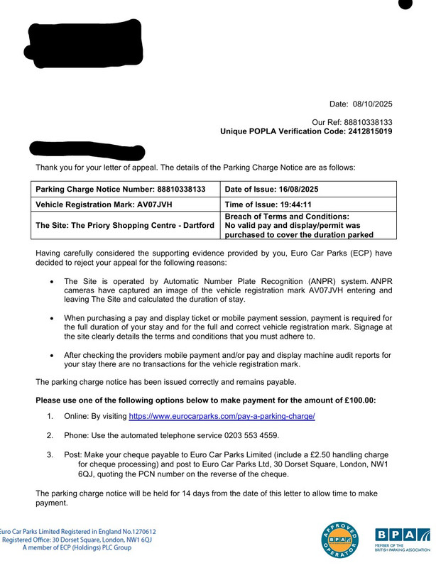 Euro appeal response 1