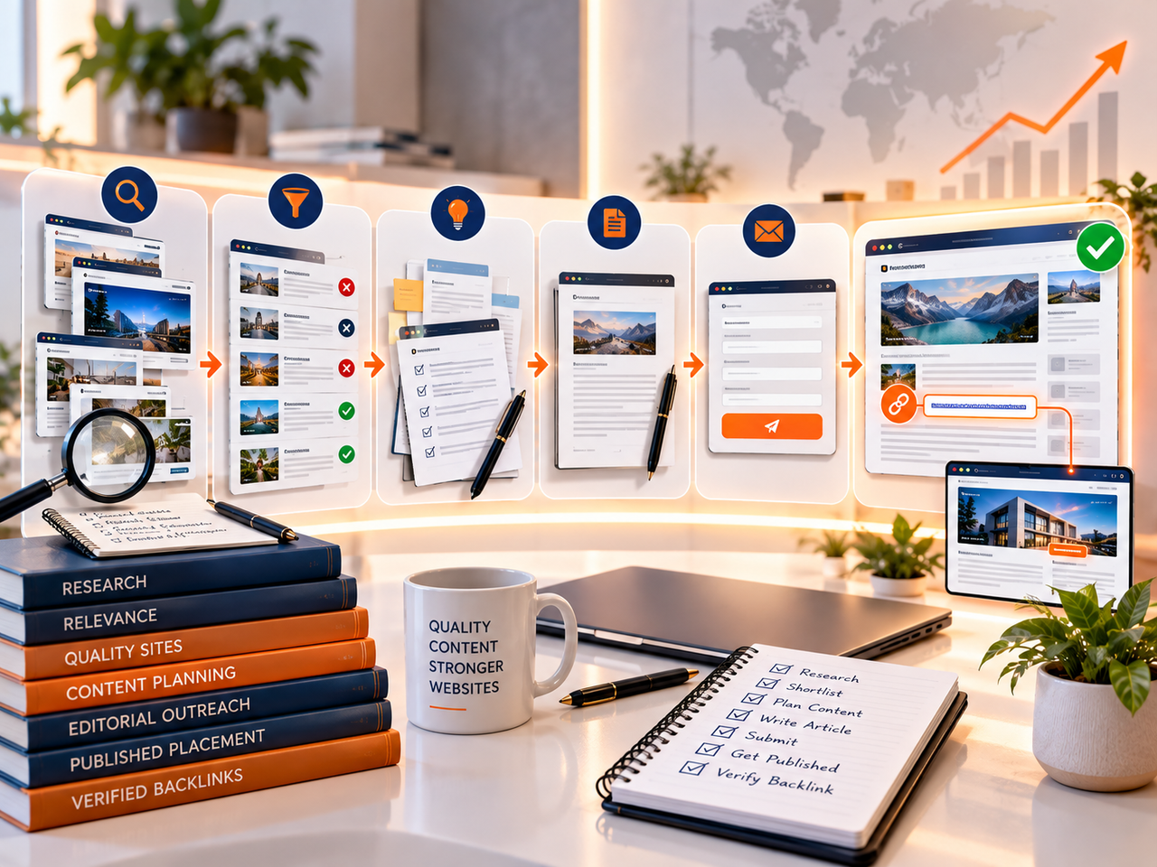 Professional guest posting campaign workflow
