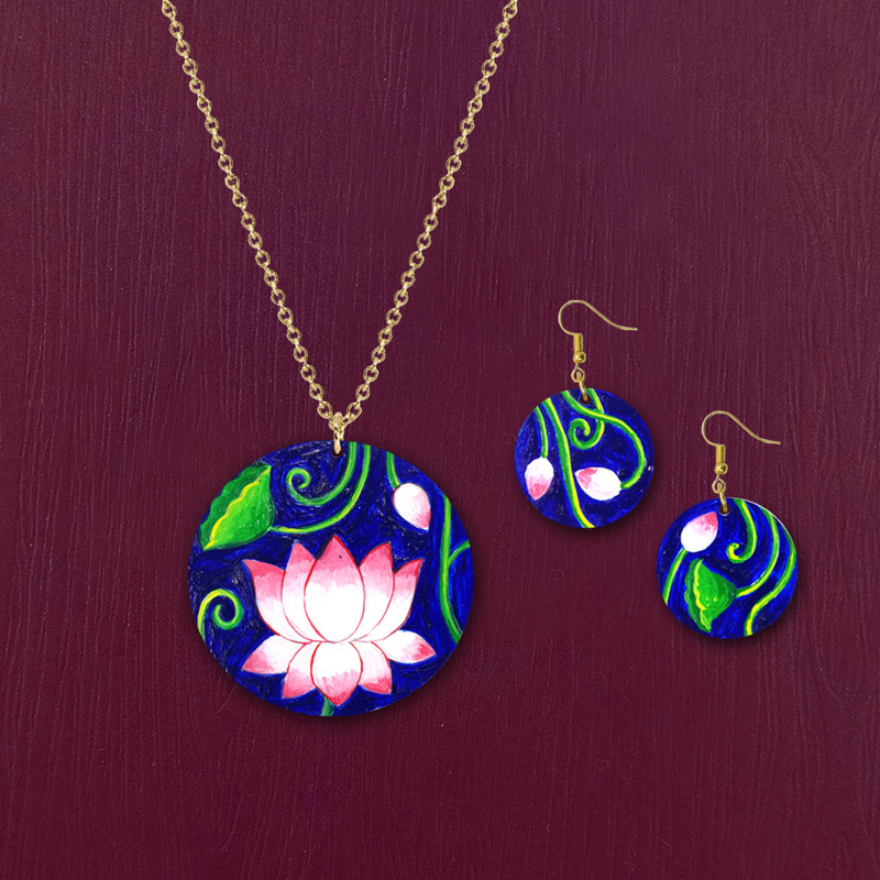 Pichwai Painting on MDF Jewellery DIY Kit 