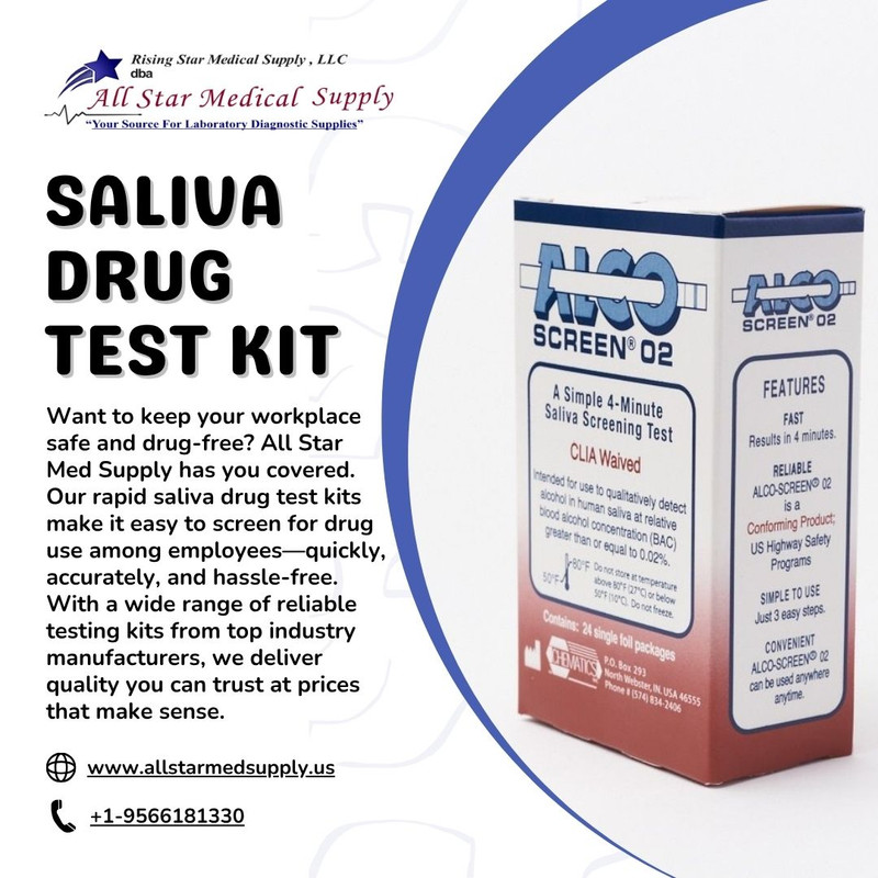 Saliva drug test kit