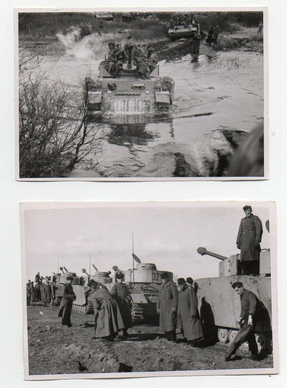 Foto Militär Wehrmacht Soldaten Panzer Appell Kameradschaft