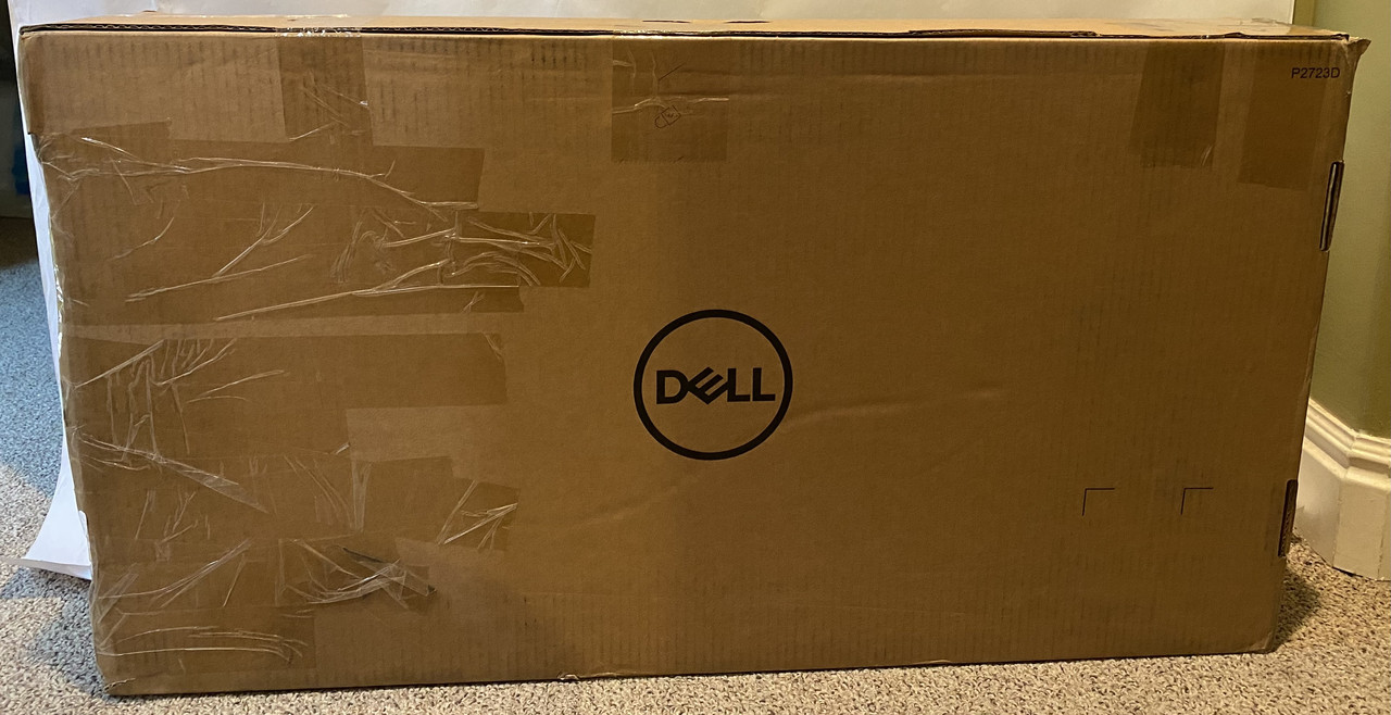 DELL P2723D QHD 27 INCH WLED LCD IPS MONITOR WITH STAND AND POWER CORD