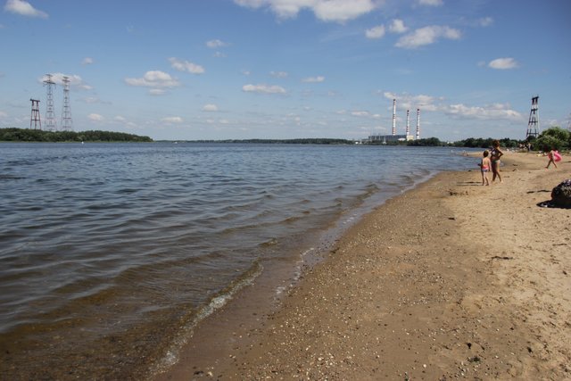 Пляж в конаково на волге
