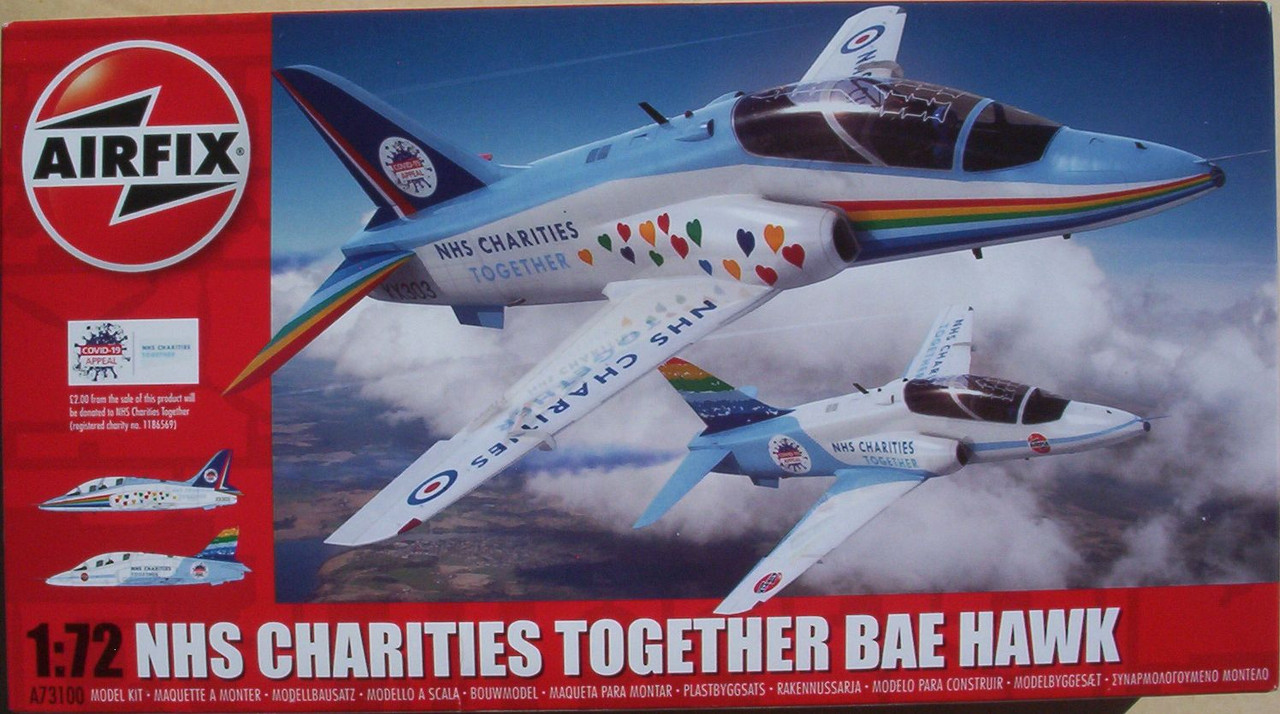 Airfix 72 A73100 NHS Charities Together BAE Hawk