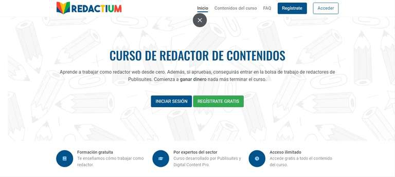 SEO: Curso de redacción de contenidos + Certificado GRATIS | Redactium 
