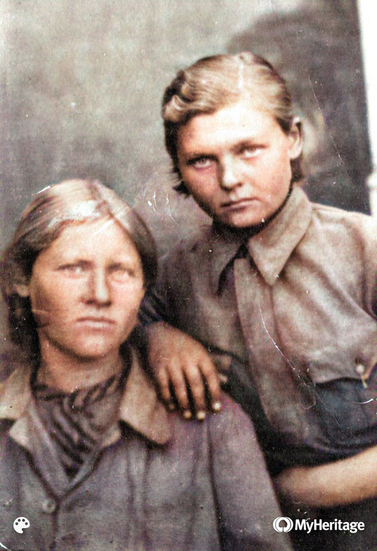 Эрика эрлих  справа трудармия 9мая1944гСтерлитамак-Colorized