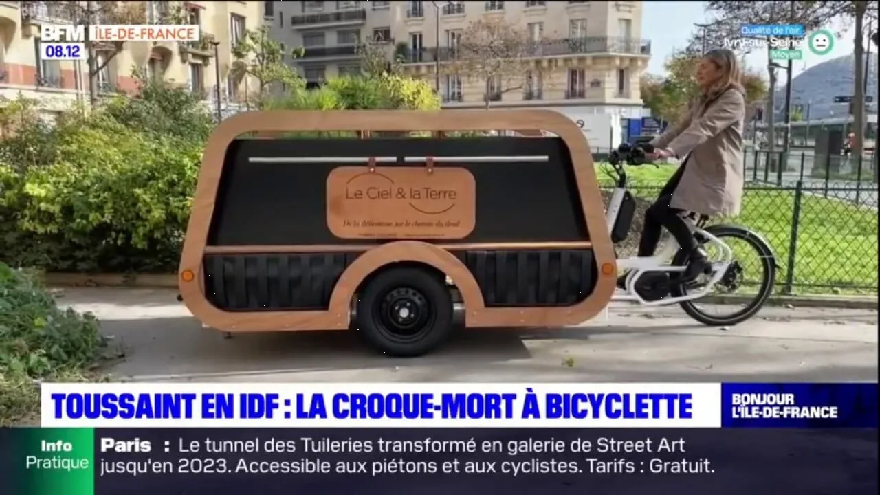 Conoce la Cor Bicyclette, una bicicleta ecológica de servicio fúnebre