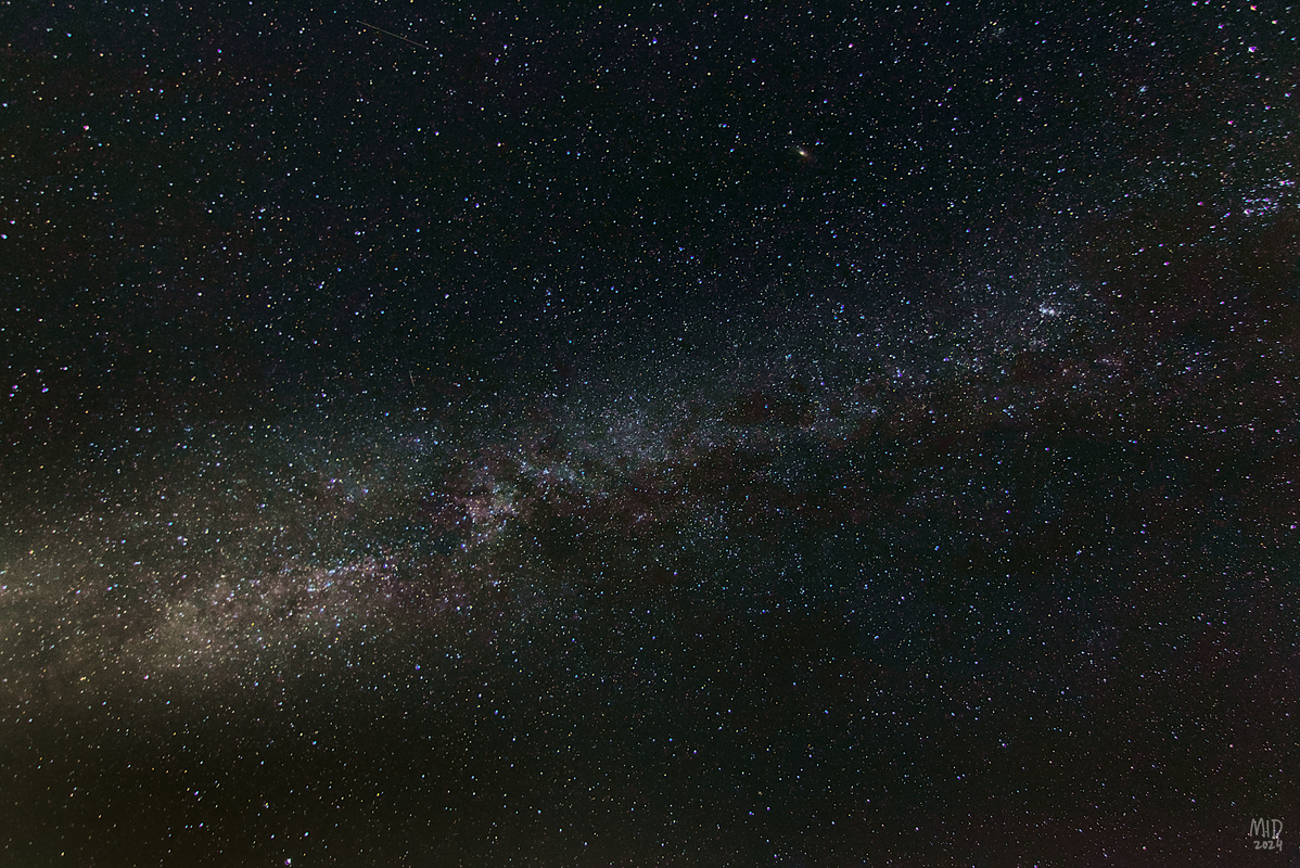 Photograph of a section of the Milky Way
