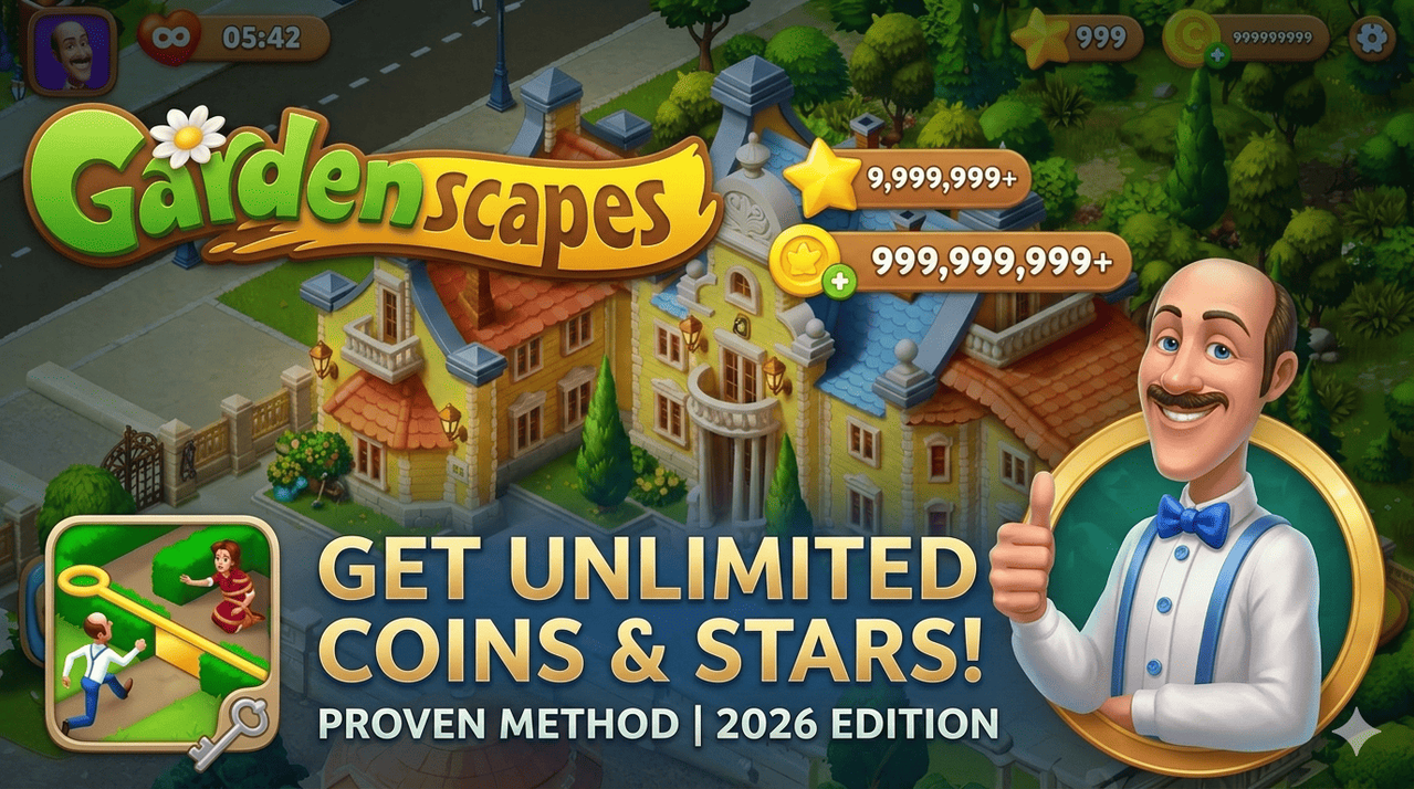 Gardenscapes MOD APK Cover