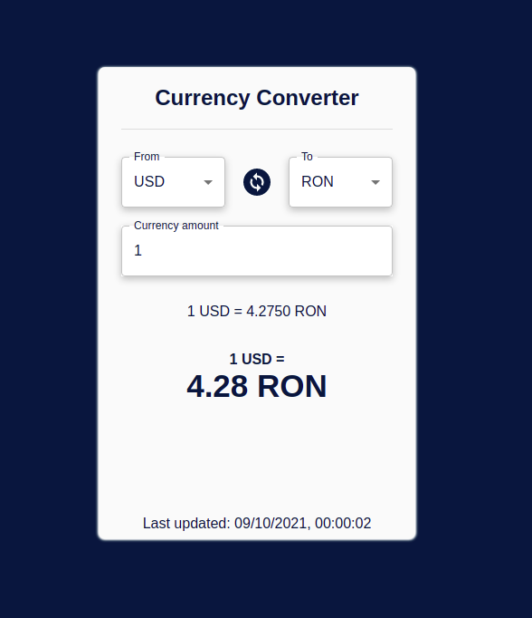 GitHub CosminMocanu97/currencyConverter Repository for the