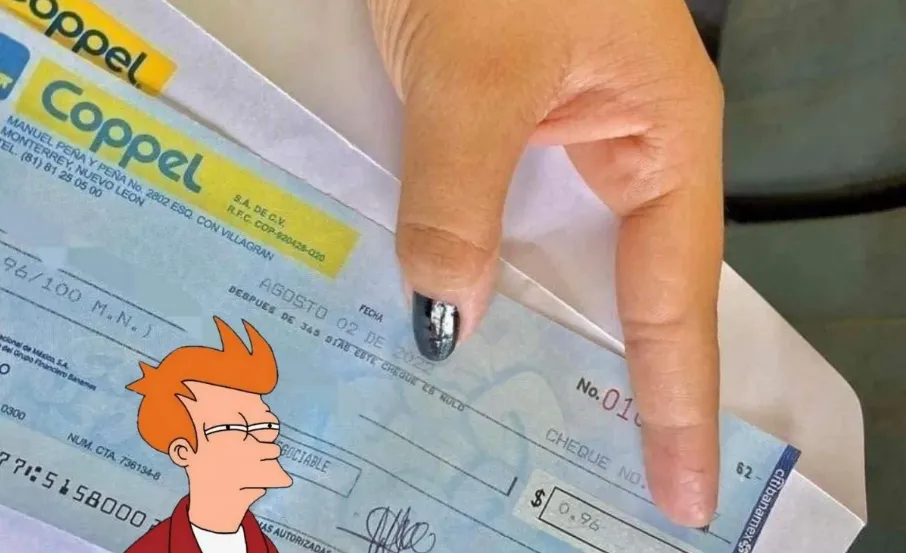 Trabajadora de Coppel exhibe la mísera cantidad de utilidades que le pagaron