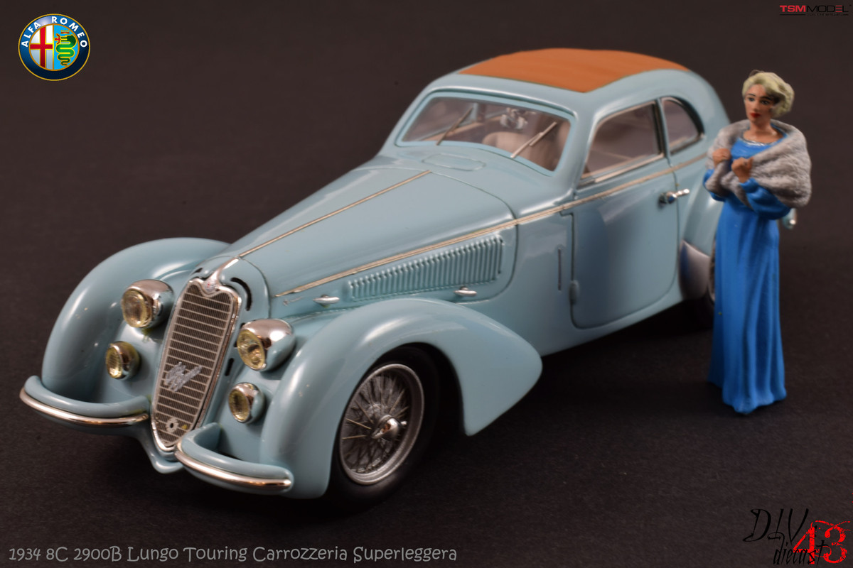 Alfa Romeo 8C 2900B Lungo Touring Carrozzeria Superleggera TSM Blue (1)