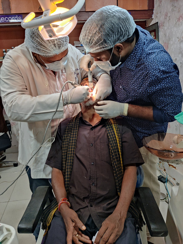 Dental Treatment in progress