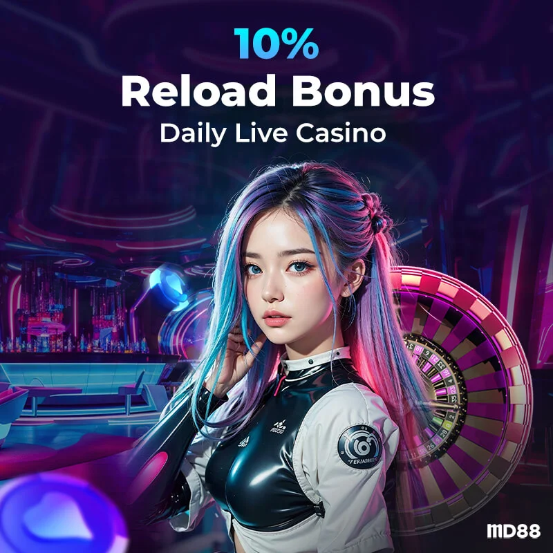 10% Live Casino Bonus ##Make a deposit and received extra 10% bonus on your favorite Live games.