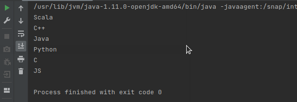 Scala string split output