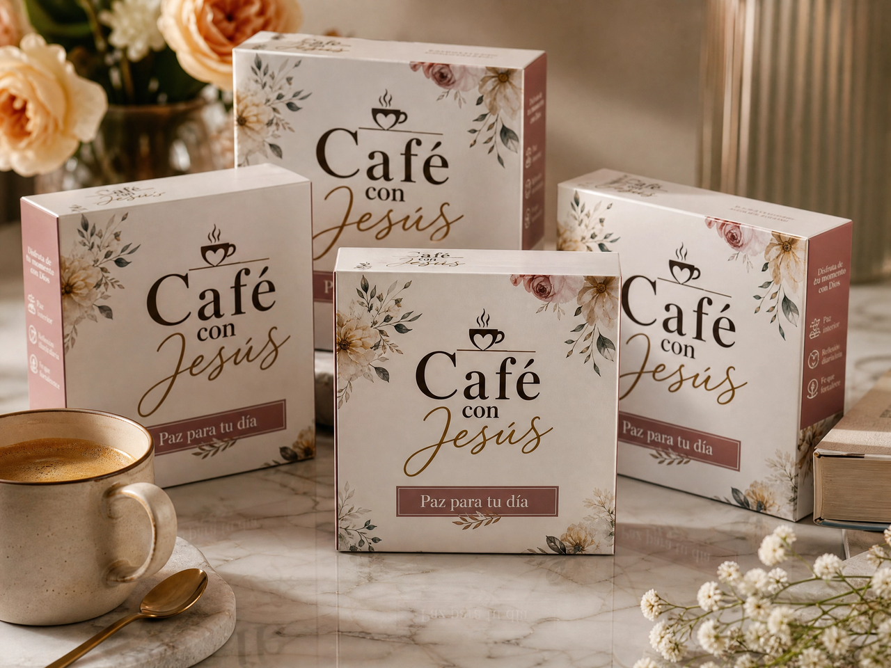Cajitas Café con Jesús