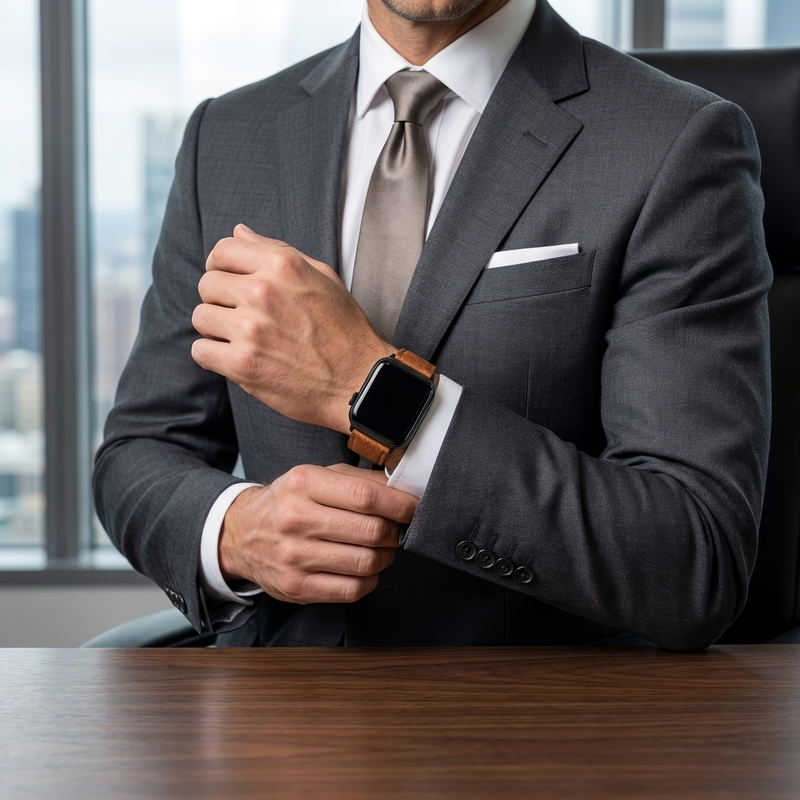 Curea din piele naturala pentru Apple Watch 9 / 10 / Ultra 2 / Ultra 3 Daden®, Universala, 42/44/45/46/47/49mm, Calitate Premium, Handmade, Negru Uw4Mjue3Sw Kg Np CBp CGe TA oa6JUA5ARTSt RXT7vm Jo2w cover