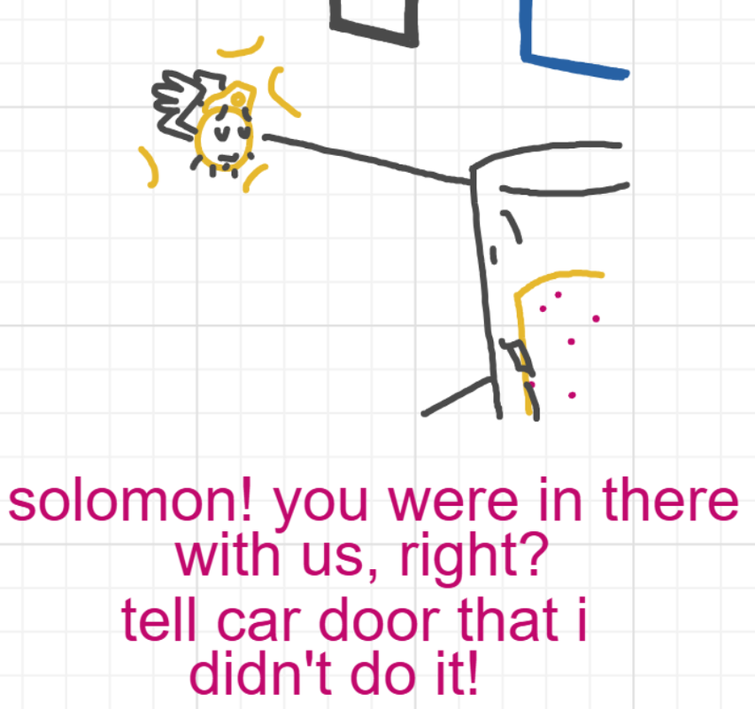 A panel from A Murder On The, episode six of the Board Boards object show by Furretwalk/WalkingFurret.